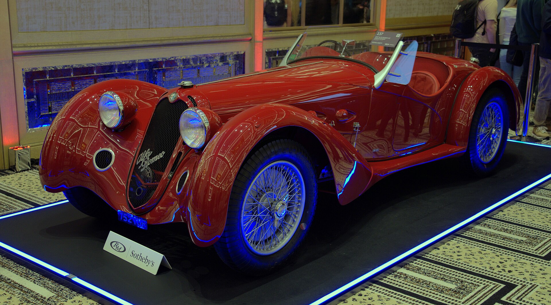 1937 Alfa Romeo 8C 2900 B Spider (chassis 412011), RM Sotheby's London 2025
