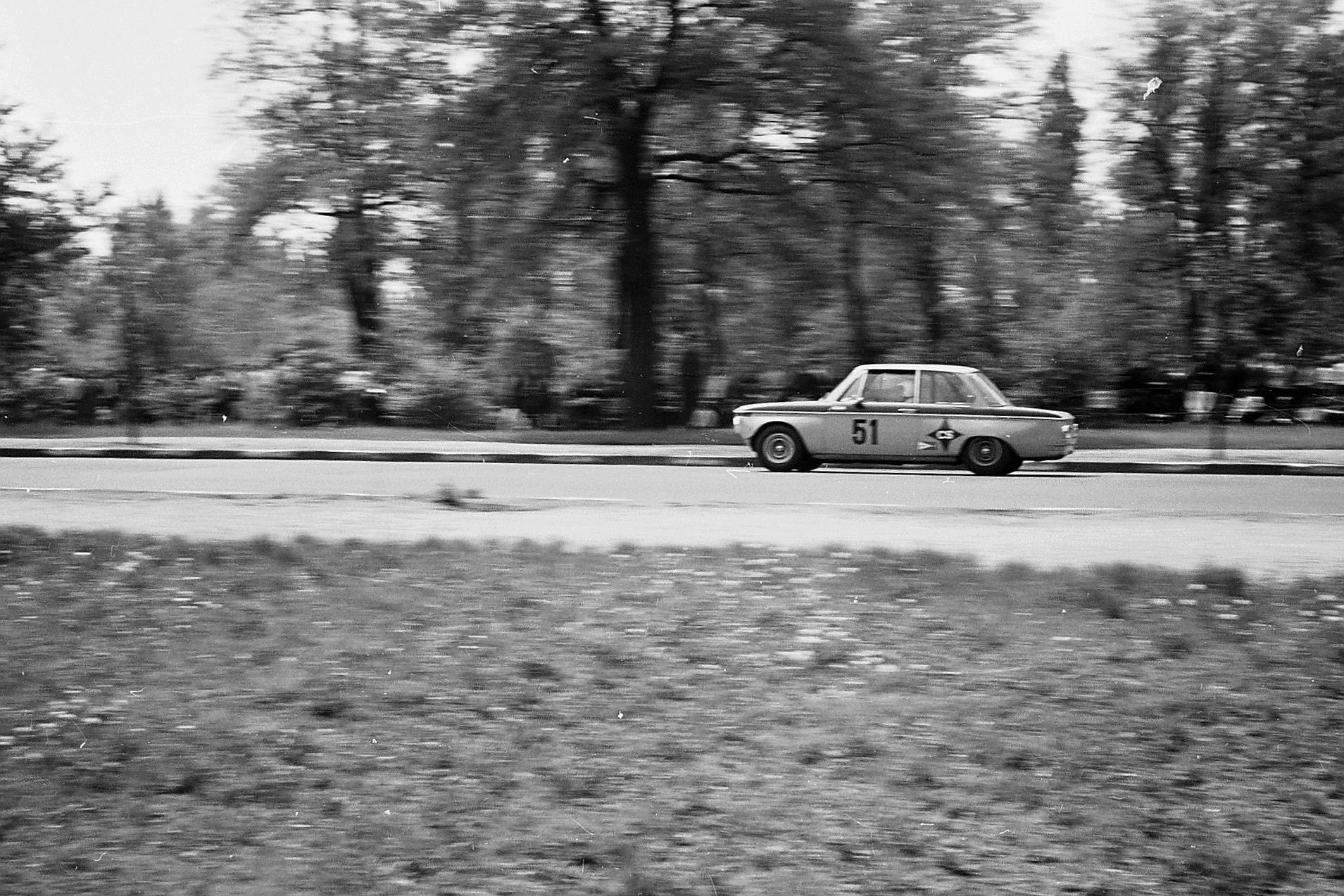 BMW 2002 ti race car in a European Touring Car Championship round, Budapest Grand Prix, 1969
